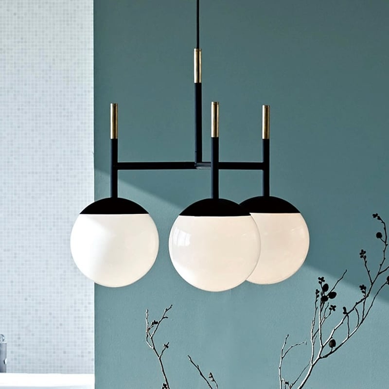 Bliss-pendant 3 / ブリスペンダント3 / 3灯 E26 60W 乳白ガラス