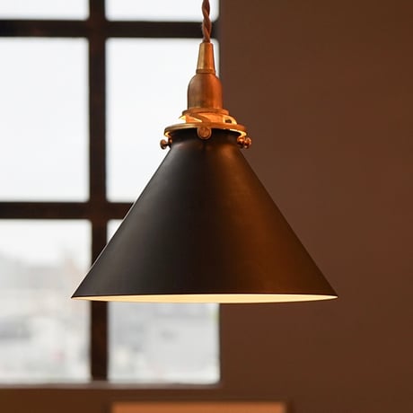 Brass Entrance Light + IRON SHADE / GRAY , BLACK / 味わいが深まる真鍮製にマットな鉄の質感がおしゃれなエントランスライト / 電球選択