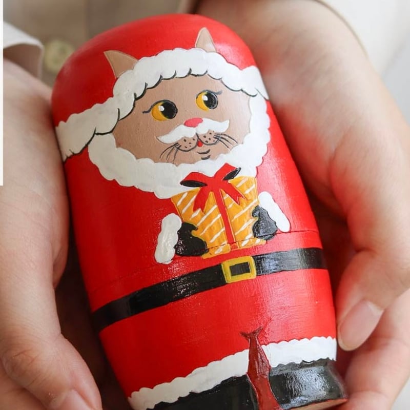 NOOKs matryoshka / ねこのクリスマス マトリョーシカ | LISTAND 公