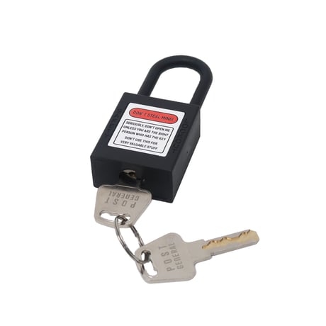 NYLON PADLOCK / ナイロン南京錠 / BLACK , BLUE , GRAY , ORANGE