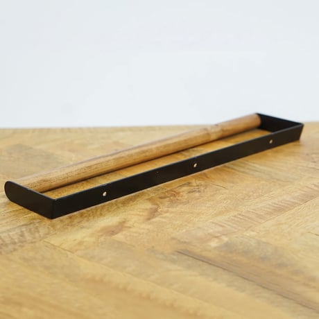 TOWEL HANGER / WOOD BLACK , WOOD GOLD / ナチュラルモダンタオルハンガー / 幅35cm