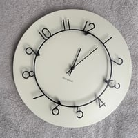 Luu sweep movement clock / 掛け時計 / BEIGE , NAVY / INTERFORM