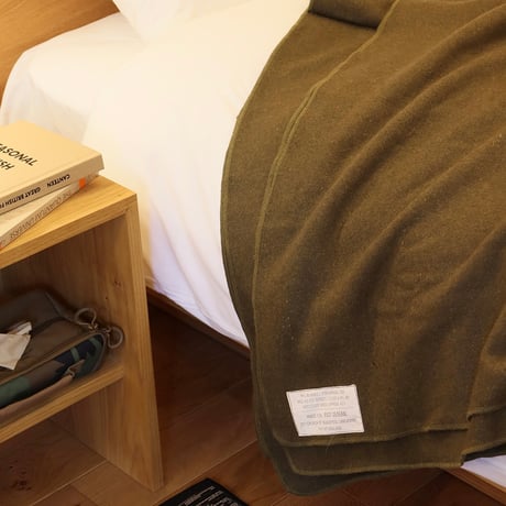 MIL BLANKET / ミル ブランケット / オールシーズン対応 / ライトウエイト / VINTAGE MILITARY / サイズ w1000×h1800mm