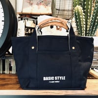 キャンバス トートバッグ / ネイビー CANVAS  TOTE BAG［NV］BASIC STYLE