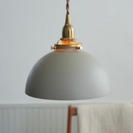 IRON SHADE / 丸いカタチが可愛いドーム型シェードのペンダントライト / E17 BRASS PENDANT / 60cm ,100cm