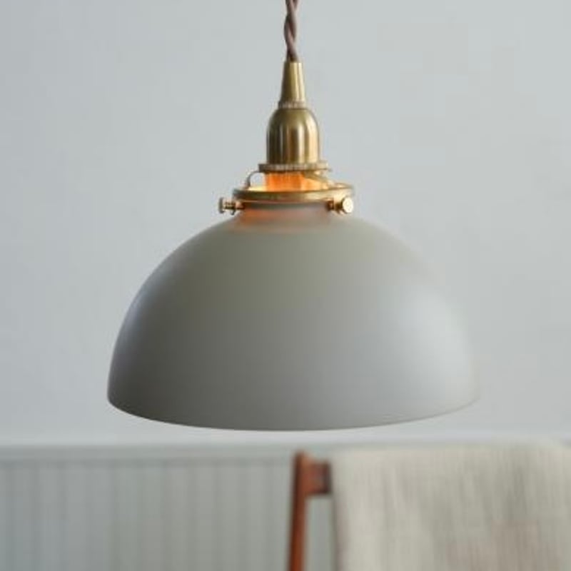 IRON SHADE / 丸いカタチが可愛いドーム型シェードのペンダントライト