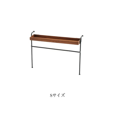 Mahogany wood × Iron Tray hanger / お好みの場所で便利に使えるラダートレイハンガー