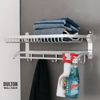 DULTON  アルミニウム ウォール ラック / 玄関収納 / キッチン収納 / お掃除アイテム収納 / ALUMINUM WALL RACK  / DT H19-0023