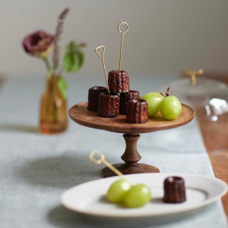 WOOD CAKE STAND / ケーキも小物もおしゃれに演出 アカシアウッドのコンポート