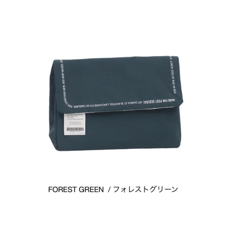 LUNCH COOLER BAG-IN-BAG / シンプルなデザインにこだわった保冷ランチバッグ / ホワイト , ブラック , フォレストグリーン , オレンジ