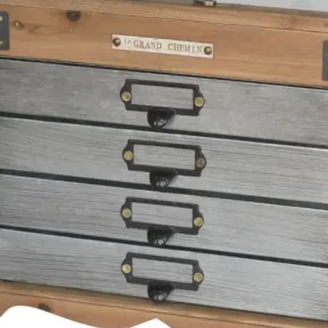 Drawer&collection case / 雰囲気のあるオールドモデルのコレクションボックス/ 引出し収納