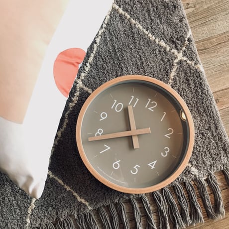 WOOD WALL CLOCK /上質感と温もりを感じさせるナチュラルな掛け時計 / CAMPAS / Sサイズ / 掛け時計 / 北欧インテリア