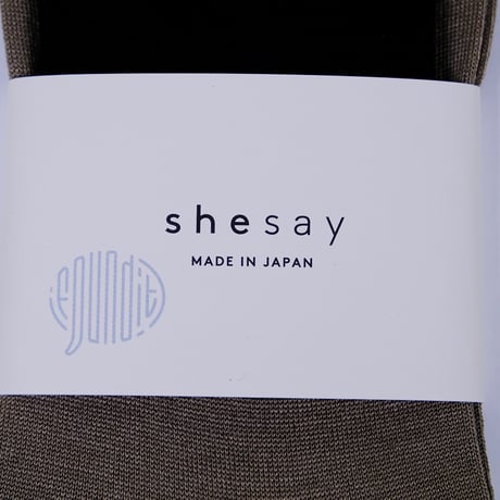 シルクが気持ちいいバイカラーの靴下 / WHITE , BEIGE , BLACK / made in japan