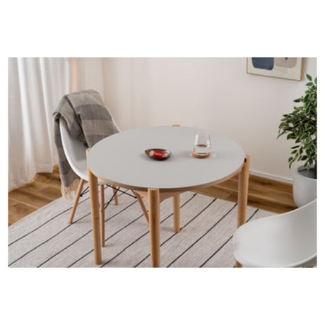 ROUND TABLE with kotatsu / ロータイプとハイタイプの使い方が出来る2WAYタイプのコタツテーブル / ラウンドテーブル / コタツテーブル