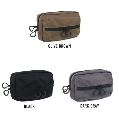 GOWITH MULTI POUCH / ゴーウィズ マルチポーチ / OLIVE BROWN ,  BLACK , DARK GRAY