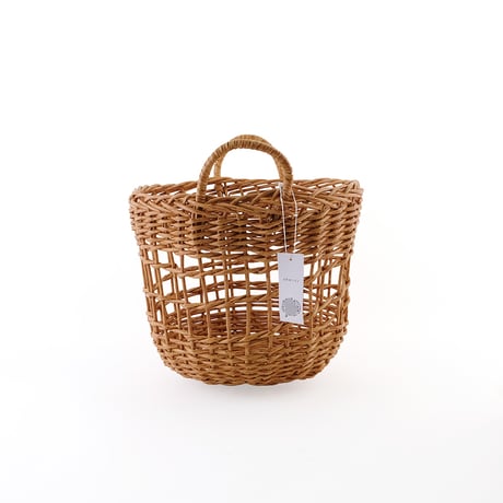 PP ROUND BASKET / Sサイズ , Lサイズ / 軽量＆水洗いOK、空間をセンス良く整えてくれる優秀アイテム