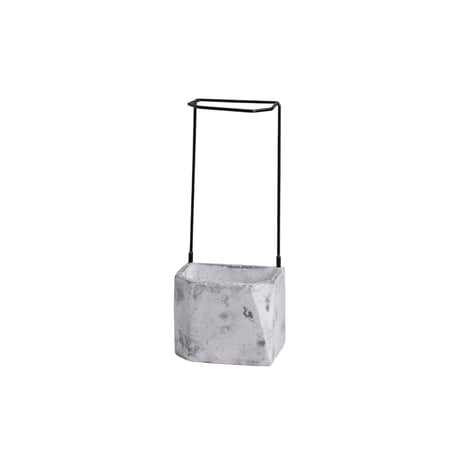 iron × cement umbrella stand / WH 傘立て / サイズ : W18×D14×H45cm