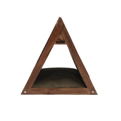 CAT TRIANGLE TENT / 三角形のデザインが印象的なテント型ねこベッド / BY THE AROROG / GROOM