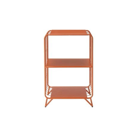 WIRE DESIGN shelf / BEIGE , ORANGE , BLUE / シンプルなフォルムと開放感のあるアクセントシェルフ
