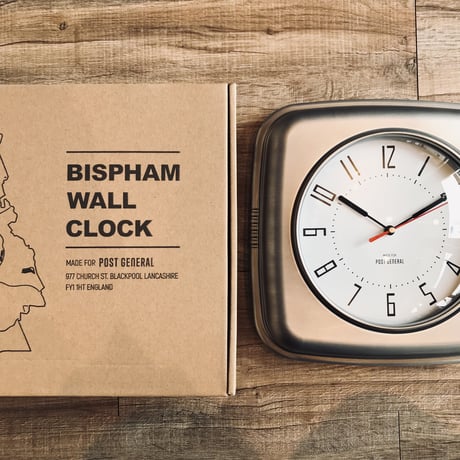 BISPHAM WALL CLOCK / sweep movement / ビスファム ウォールクロック / 静音 / 掛け時計 / 壁掛け時計 / ウォールクロック