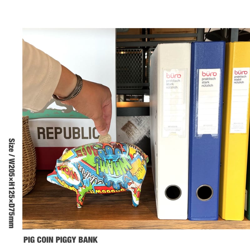 POPな貯金箱で眺めて貯めようPIG COIN BANK / LUCKY PIGGY