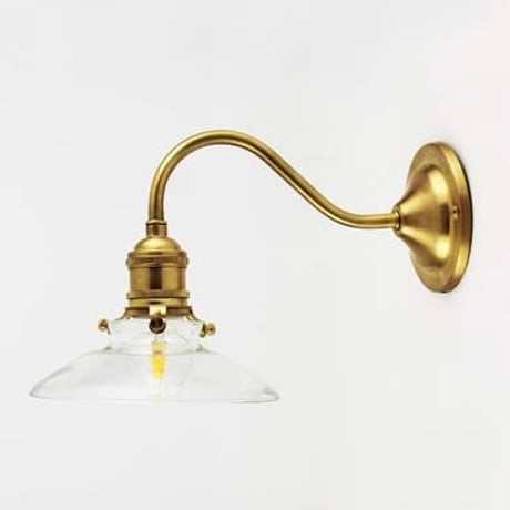 Brass Entrance Light + IRON SHADE / GRAY , BLACK / 味わいが深まる真鍮製にマットな鉄の質感がおしゃれなエントランスライト / 電球選択