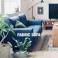 FABRIC SOFA /  ソファ / GRAY / NAVY /  KHAKI  / タモ材 / 帆布生地  / 2人掛けソファ / W1790×D860×H820mm SH420mm
