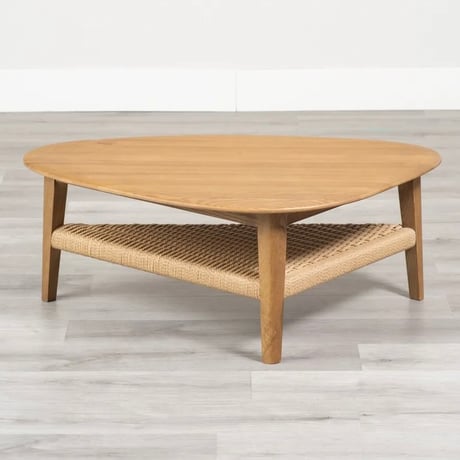 LIVING TABLE 02 / アッシュ無垢のリビングテーブル / SQUARE , ARCH