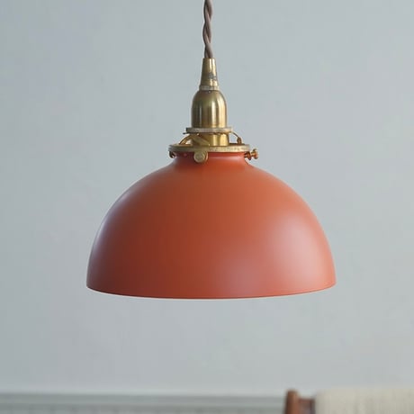 IRON SHADE / 丸いカタチが可愛いドーム型シェードのペンダントライト / E17 BRASS PENDANT / 60cm ,100cm