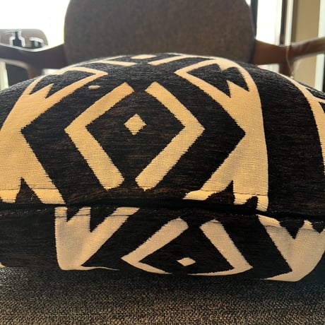 ORTEGA CUSHION COVER / BLACK 45×45cm / クッション / クッションカバー / オルテガ