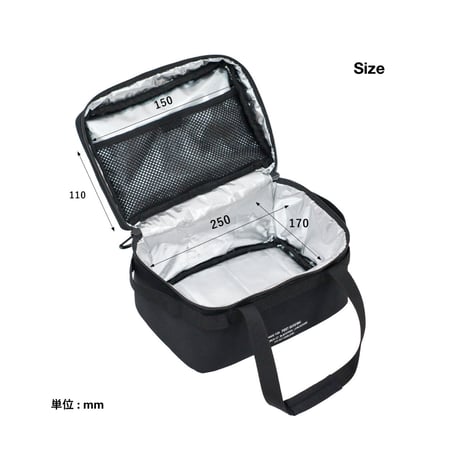 FIELD COOLER BAG / 360ml缶を6本 がジャストフィット / フィールドクーラーバッグ / WOLF BROWN , BLACK / 保冷バッグ POST GENERAL