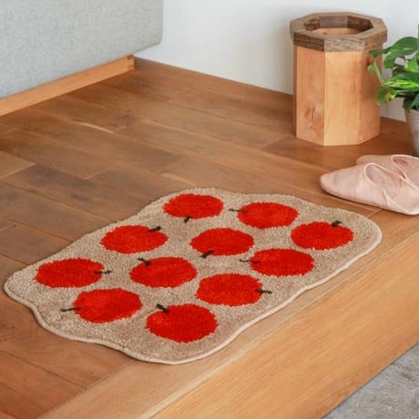 floor mat fruits / インテリアを彩る可愛らしいフロアマット / 滑り止め加工 / Apple , Pare , Blueberry