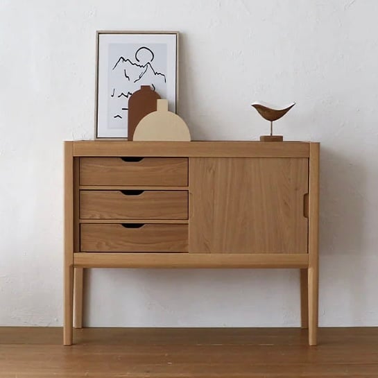 トリボアベイリビング マーガレット サイドテーブル 幅76cm ウォールナット トリボアベイリビング マーガレット サイドテーブル 幅76cm ウォールナット