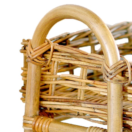 THE AROROG / RECT BASKET 03 / ナチュラルな天然素材の3段バスケット