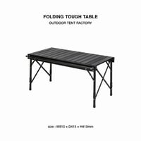 FOLDING TOUGH TABLE / BLACK / タフでありながらどこへでも持ち運べる軽量設計のアウトドアテーブル
