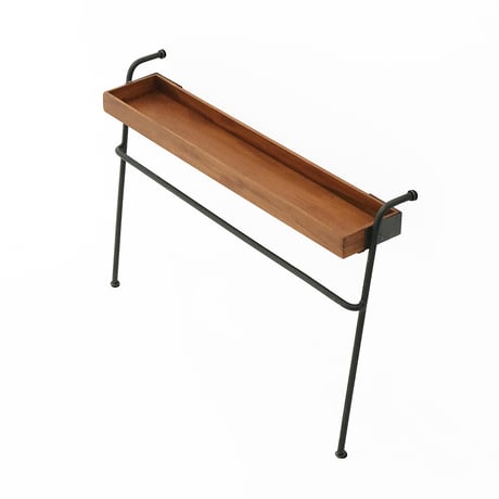 Mahogany wood × Iron Tray hanger / お好みの場所で便利に使えるラダートレイハンガー