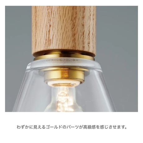 Mysa PENDANT LIGHT / 清潔感あふれるクリアと透明感が際立つスモーキーなグレーの上品なペンダント照明 / clear , gray
