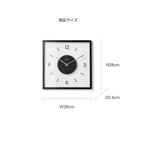 Laturi wall clock / 文字盤を透明なガラスにしたスケルトンなルックスがおしゃれな掛け時計 / 北欧 シンプル モダン / 掛け時計