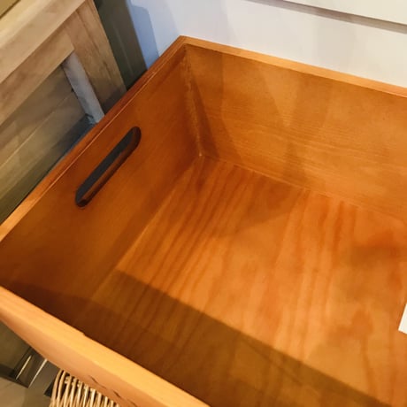 STACKING WOOD BOX / ウッドボックス リビング収納 木箱 / WOOD BOX 1BOX