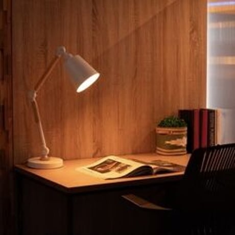 DESK LIGHT / WHITE , YELLOW / デスクライト / 卓上ランプ / デスクランプ / ミックスインテリア / 韓国インテリア / LED電球対応