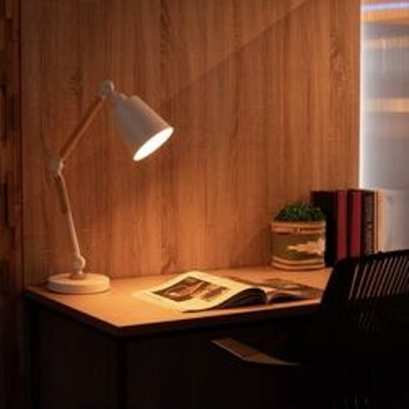 DESK LIGHT / WHITE , YELLOW / デスクライト / 卓上ランプ /