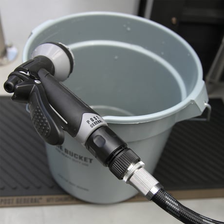 POST GENERAL / GARDEN HOSE 10FN / 10種類の水流切り替え可能 / 多機能散水ノズル付き ガーデンホース / 8m , 15m