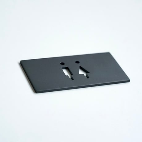 toilet " SIGN PLATE / Sサイズ / stainless , iron , brass / スタイリッシュ / シンプル / サインプレート