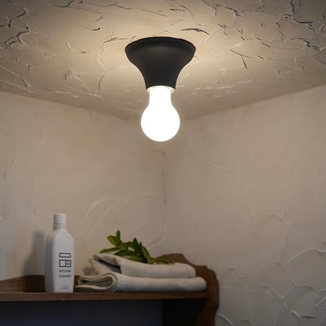 Flare ceiling light / white , gray / シンプルでモダンな工事不要のシーリングライト / 天井照明