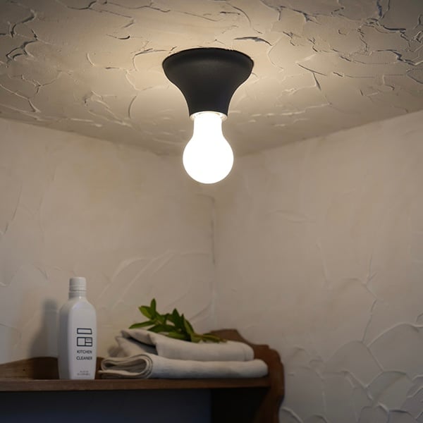 Flare ceiling light / white , gray / シンプルでモダンな工