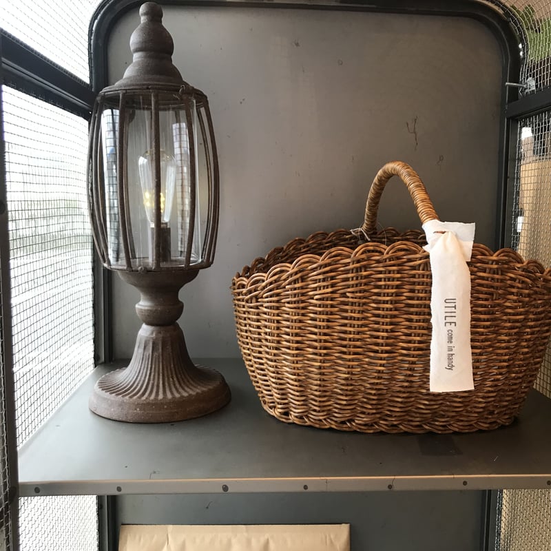 オーバルワンハンドルバスケット / Lサイズ / ポリプロピレン PP