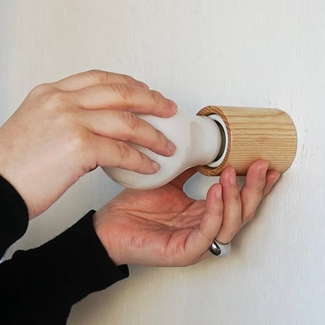 Wood Recep LIGHT / シリンダー / ウッドレセップカバーシリンダー / natural / アッシュ材 / LED電球専用