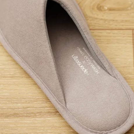 room's easy WASH × Ultrasuede® / ルームスリッパ : Mサイズ 22.5 - 24.5cm / Taupe, Lichen, Platinum, etc / 全6カラー