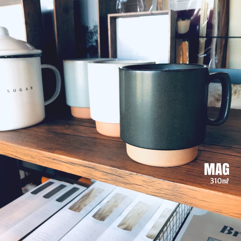 AXCIS PURE MAG / マットな質感で落ち着いた雰囲気のマグカップ / 同色