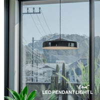 EON LED PENDANT LIGHT Lサイズ / ホワイト , グレージュ ,ブラック / リモコンでの３段階明るさ調整が可能